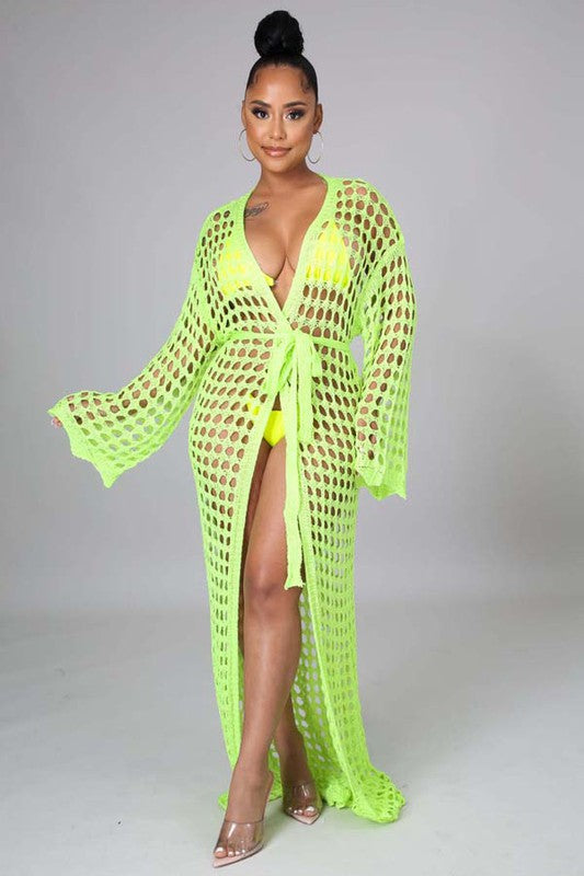 SEXY CROCHET COVER-UP KIMONO